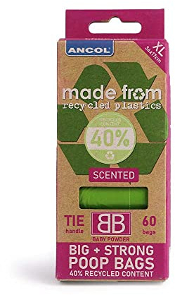 Ancol Made From Scented Poop Bag 4 x refill packs