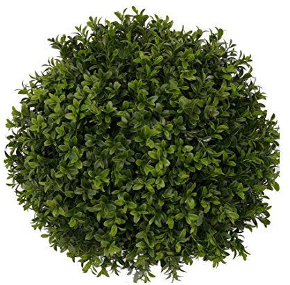 kunstpflanzen-discount.com Künstliche Buchskugel mit 40cm Durchmesser uv-beständig - Outdoor Buchsbaumkugel für Außen