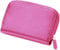 ALASSIO 2724 Maniküre-Etui, Kosmetiketui aus Leder, Qualitätsbesteck mit Nagelschere, Knipser, Pinzette und Feile, Nagelpflegeset, Lederetui mit Reißverschluss, pink, rosa, ca. 11, 5 x 8 x 2 cm