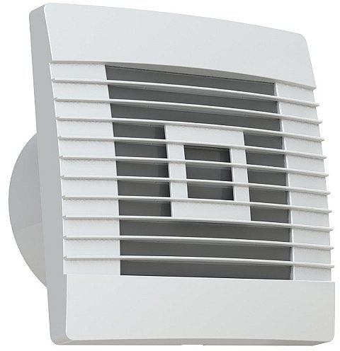 Lüfter Badlüfter Ventilator mit Jalousie mit Zugschalter Ø 100, 120, 150 mm Prestige (Ø 100)