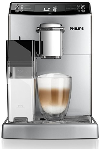 Cafetera Espresso Serie 3100 de color negro, Philips EP3550/00 plata