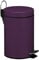 Premier Housewares 506435 - Cubo de Basura con Pedal, 3 l, 26 x 17 x 23 cm, Color Morado