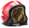 Soxon® SP-301 Star „Red“ · Jet-Helm · Motorrad-Helm Roller-Helm Scooter-Helm Moped Mofa-Helm Chopper Retro Vespa Vintage Pilot Biker Helmet Brille · ECE 22.05 Schnellverschluss Tasche S (55-56cm)