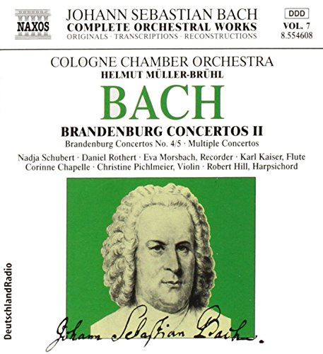 Bach Edition 7 - Bach: Brandenburg Concertos II (4 & 5) / Cologne CO