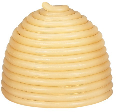 Candle by the Hour 70-Hour Beehive Candle Refill, Eco-Friendly Natural Beeswax with Cotton Wick