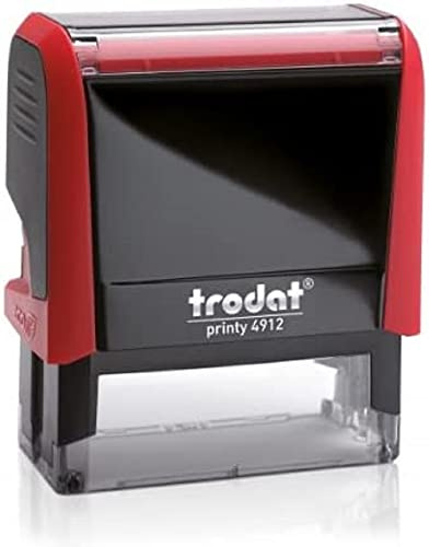 Trodat Printy 4912 4.0, rot, Gehäuse Rot, 47 x 18 mm