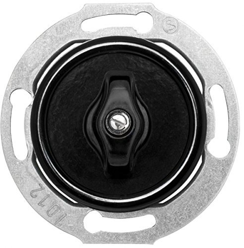 Kombi-UP-Dreh-Serien-Schaltereinsatz, 10A/250V, Bakelit sch