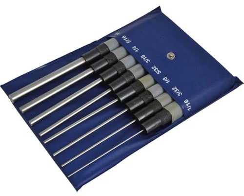 Faithfull Long Series Pin Punch set 8