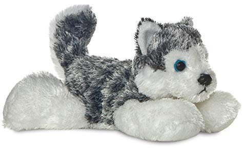 Aurora World 31293 - Plüschtier - Mini Flopsie - Husky Mush, 8 Zoll / 20.5 cm