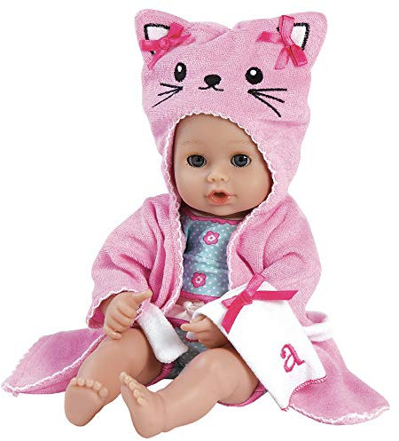 Toizz 20253014 33 cm Adora Bath Time Babys Kitty Puppe