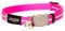 Rogz Reflektierende Nylon Katzenhalsband mit selbstöffnendem Verschluss Clip und abnehmbarem Glocke, komplett einstellbar für die meisten Rassen geeignet, Pink