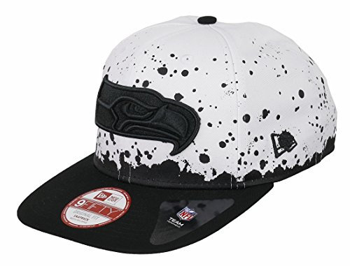 New Era Seattle Seahawks Splatter Hat 9Fifty Cap - S-M (6 3/8-7 1/4)