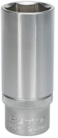 Sealey S1224D Walldrive Socket 24Mm Deep 1/2Sq Drive