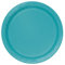 Unique Party - Platos de Papel - 23 cm - Azul Cerceta - Paquete de 8 (33652)
