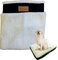 Ellie-Bo Ersatz-Hundebett Bezug mit Kunst-Wildleder und Schaffell-Auflage, 107 cm, XL, Schwarz