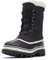 Sorel Caribou WP, Stivali da Neve Impermeabili Donna, Nero (Black/Stone), 37 EU