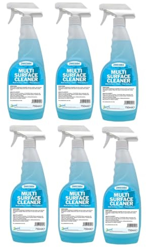 2WORK 2W04587 Multi Surface Trigger Spray, 750 ml (Pack of 6)