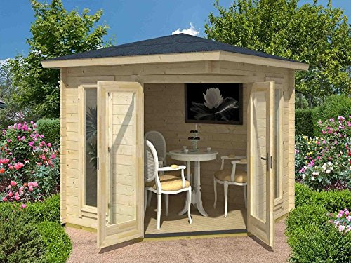 Lasita Maja Gartenhaus Oban I Wandstärke 40 mm