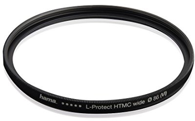 Hama UV Filter HD 86 mm Slim (Objektivschutz, 3 mm Flache Metallfassung mit Frontgewinde, mehrfach vergütet HTMC, inkl. Filterbox)