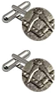 Freimaurer Medaille pp-g25 English Pewter Manschettenknöpfe