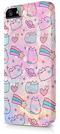 Pusheen Cat cartoon case covers 3D For Iphone 5/5s/5se Iphone 6/6s Iphone 6PLUS /6S PLUS