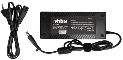 vhbw 1x Netzteil kompatibel mit Dell Inspiron 505M, 500M, 5160, 600M, 510M, 630m, 6400, 300m, 5150, 6000, 640m Notebook, 131 W