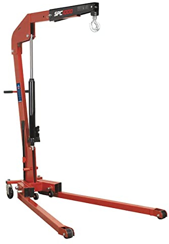Sealey 1 Tonne Low Profile Folding Engine Crane - SPC1000