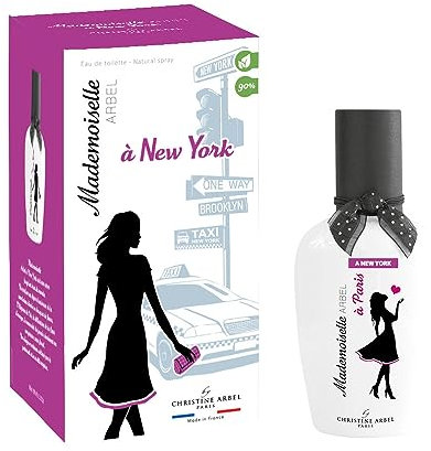 Christine Arbel Paris Mademoiselle Arbel à New York Eau de Toilette Femme Parfum fabriqué en France 90% naturel