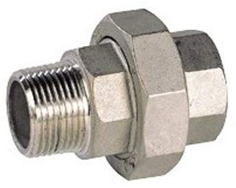 Raccord union inox droit à visser M 3/8'' F 3/8'' Sféraco