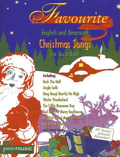 Favourite English and American Christmas Songs for Accordion - Weihnachtslieder (Noten)