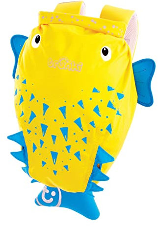 Trunki PaddlePak - Mochila infantil impermeable para piscina y gimnasio, Amarillo, 37 x 29 x 17 cm