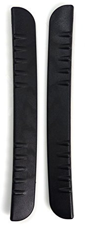 Carlinea 483165 Set de 2 Butoirs de Portes Plats, noir