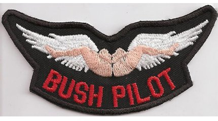 Bush Pilot Pussy diving Wingman No Angels Wing Rocker Biker Patch Aufnäher…