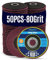 Dapetz ® Flap Discs Aluminum Oxide 80 Grit 115mm (4.5 inches) Sanding Grinding for Angle Grinder Ideal for use metal, wood, and plastic 50X