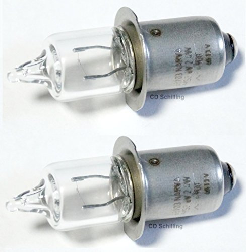 Narva 2er-Pack Halogen-HS3-Miniatur-Glühbirnen, 6 V/2,4 W/0,4 A/PX 13,5 s