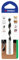 TIVOLY 10863820300 - Broca madera 3 puntas EXTRA de 3 mm largo 61 mm profundidad de corte 33 mm con mango cilíndrico (Envase de 6 pz.)