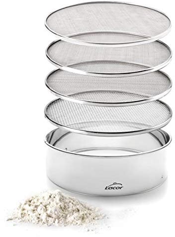Lacor 4 Mesh Sieve Interchangeable 25 Cm, Stainless Steel, Silver