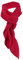 TigerTie Damen Chiffon Halstuch rot bordeaux Uni Gr. 90 cm x 90 cm - Schal