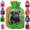 Arsvita Wärmflaschenbezug 1L, Labrador Welpe, Polyester mit Motiv, 26 x 15cm, 1 Liter, Kuschelig weich, waschbar, Hygiene, Muskelentspannung, Schmerzlinderung