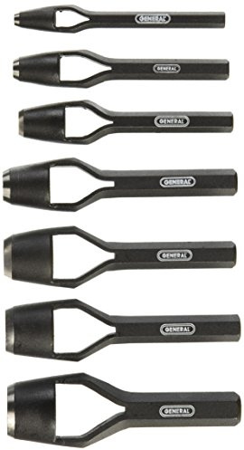 General Tools 1271ST Arch Punch Set, 7 Piece Set, 1/4 Inch to 1 Inch