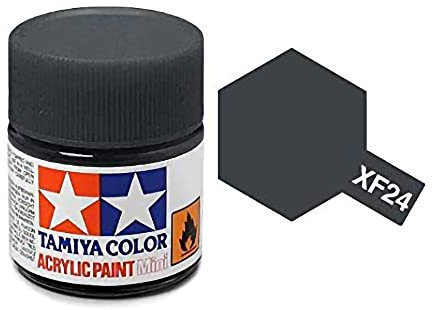 Tamiya Acrylic Paint 10ml - XF-24 Dark Grey - Model Kit Paint Humbrol