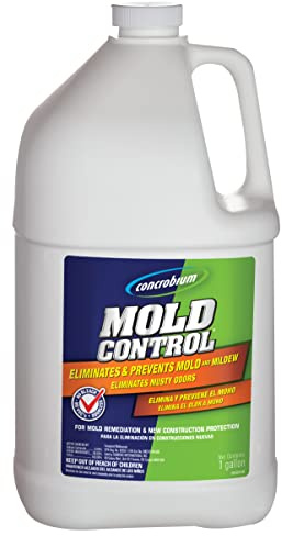 Concrobium Mold Control, 1 Gallon, Mold and Mildew Cleaner for Hard Surfaces, Helps Eliminate and Prevent Mold and Musty Odors, No Bleach Formula for Indoor and Outdoor Use