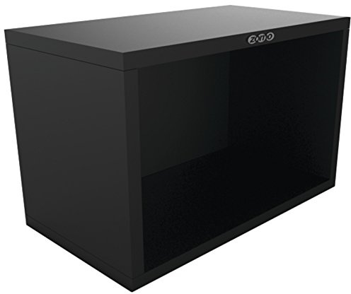 Zomo VS-Box 7/100 Vinyl Aufbewahrung für 100-120 Singles - 7 Zoll - 360 x 200 x 230 mm - Schwarz - MDF Holz - Schallplatten Aufbewahrungsbox