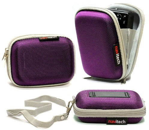 Navitech smartphone cases Purple EVA Sony Cyber Shot WX350 case