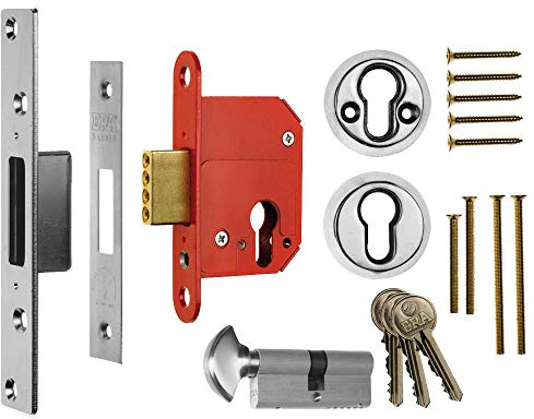 Era BS8621:2004 Euro Escape Deadlock Complete Lockset - 67mm (2.5)