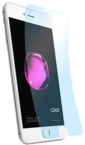doupi 3x UltraThin Screen Protective Film for iPhone 8 Plus / 7 Plus (5.5 inch) Matt non-reflecting Anti Fingerprint Glare Reflection Display Protector Foil (3x Screen Protective Film)