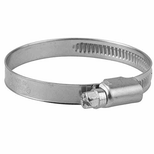 Gardena Schlauchschelle: Stahl-Schlauchklemme zur Schlauchbefestigung, Spannbereich 40-60 mm (1 1/2 Zoll), Bandbreite 9 mm, Schneckengewinde (7195-20)
