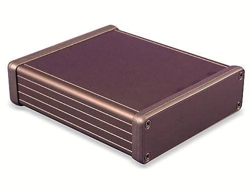 HAMMOND ELECTRONICS Profilgehäuse 1455L1201BK Aluminium, Schwarz, 120 x 103 x 30,5, 1 Stück