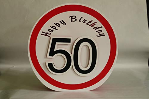 Geschenktüte HAPPY BIRTHDAY 50