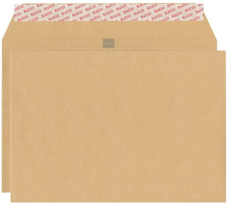 Elco 64580 Versandtasche, ohne Sichtfenster, Format C4, Braun, 250 Stück